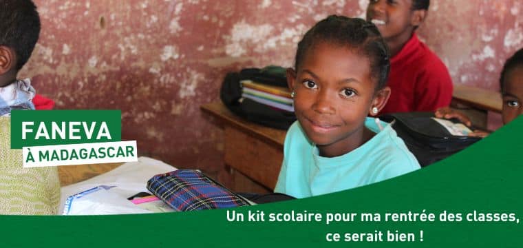 Un kit scolaire pour assurer une éducation de qualité à Madagascar